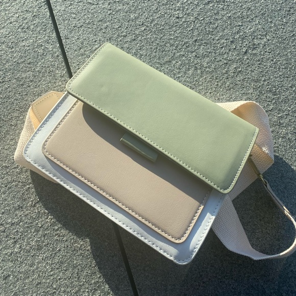 Neutral handbag NWOT Pastels Spring Summer - Picture 2 of 10